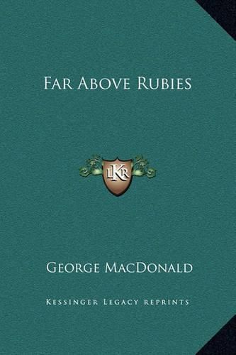 Cover image for Far Above Rubies