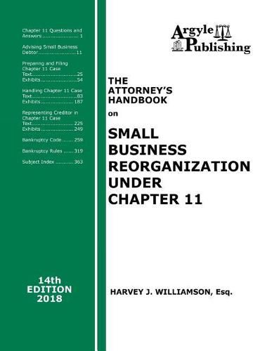 The Attorney's Handbook on Small Business Reorganization Under Chapter 11