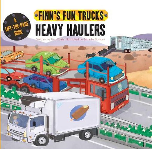 Cover image for Heavy Haulers: A Lift-The-Page Truck Book