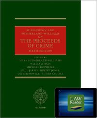 Cover image for Millington and Sutherland Williams on the Proceeds of Crime