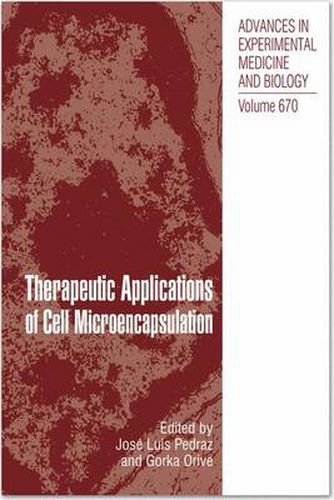 Cover image for Therapeutic Applications of Cell Microencapsulation