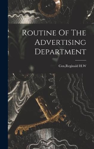 Cover image for Routine Of The Advertising Department