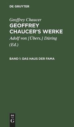 Cover image for Das Haus der Fama