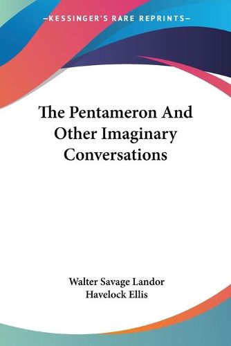 Cover image for The Pentameron and Other Imaginary Conversations