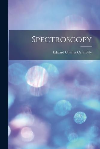 Cover image for Spectroscopy