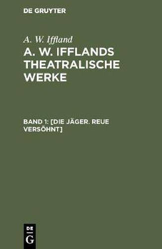 Cover image for [Die Jager. Reue versoehnt]