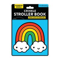 Cover image for Rainbow World Crinkle Fabric Stroller Book