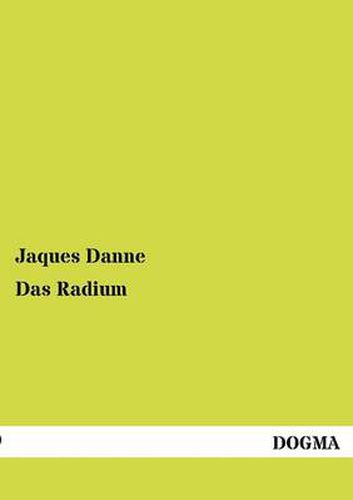 Cover image for Das Radium