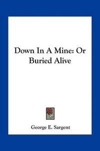 Cover image for Down in a Mine: Or Buried Alive