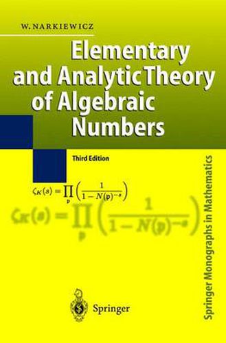Cover image for Elementary and Analytic Theory of Algebraic Numbers