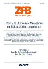 Cover image for Empirische Studien Zum Management in Mittelstandischen Unternehmen