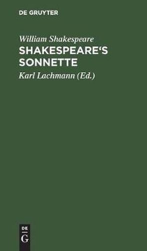 Shakespeare's Sonnette