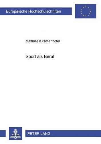 Cover image for Sport ALS Beruf