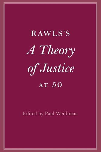 Cover image for Rawls's A Theory of Justice at 50