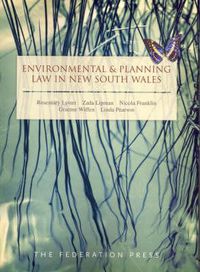 Cover image for Environmental and Planning Law in New South Wales