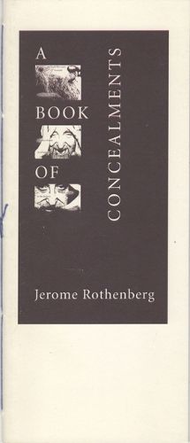 Cover image for A Book of Concealments