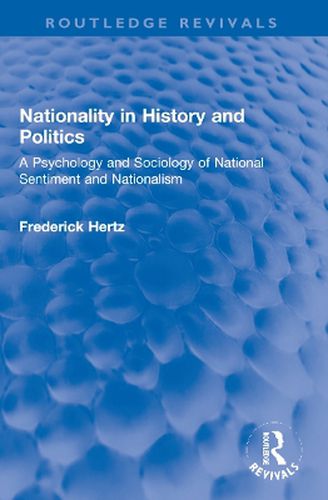 Cover image for Nationality in History and Politics