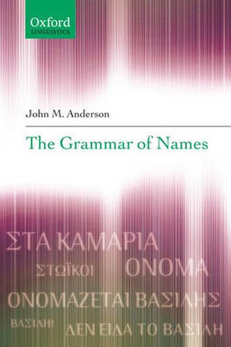 Cover image for The Grammar of Names