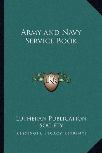 Cover image for Army and Navy Service Book