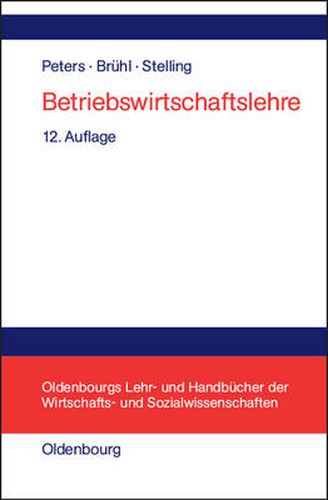 Cover image for Betriebswirtschaftslehre: Einfuhrung