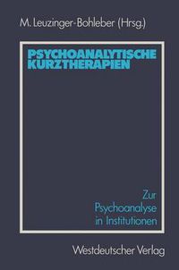 Cover image for Psychoanalytische Kurztherapien