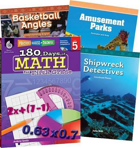 Cover image for Learn-At-Home: Math Bundle Grade 5