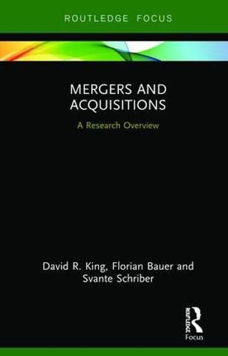 Cover image for Mergers and Acquisitions: A Research Overview