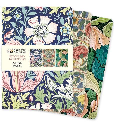 Cover image for Midi Notebook Collection: William Morris (Set Of 3)