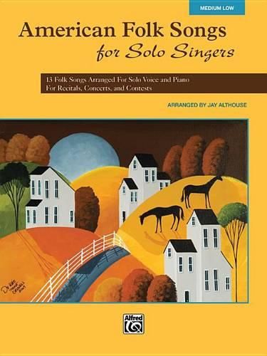 Cover image for American Folk Songs for Solo Singers