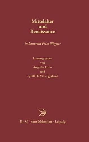 Cover image for Mittelalter und Renaissance