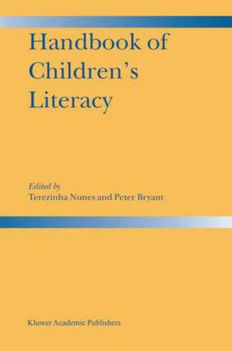 Cover image for Handbook of Children's Literacy