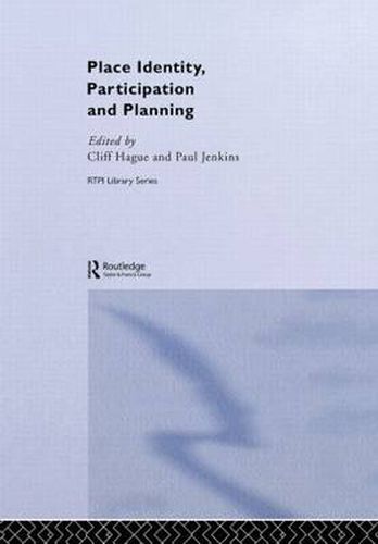 Cover image for Place Identity, Participation and Planning