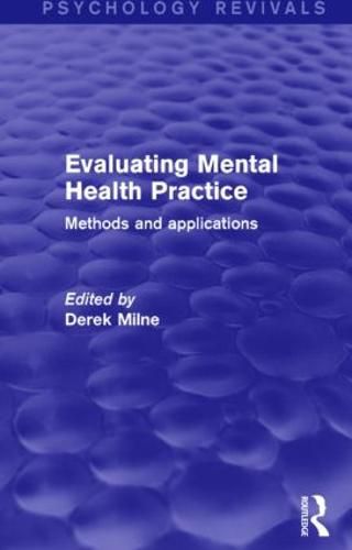 Cover image for Evaluating Mental Health Practice: Methods and applications