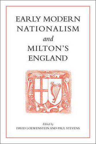 Cover image for Early Modern Nationalism and Milton's England