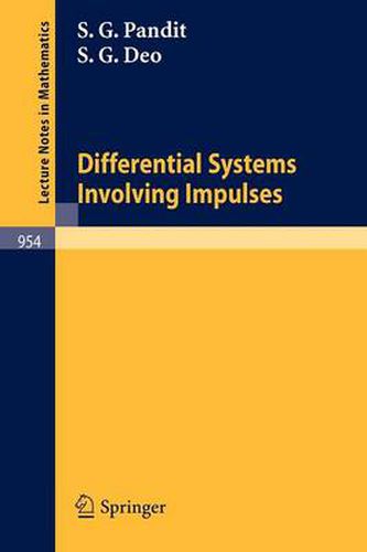 Cover image for Differential Systems Involving Impulses