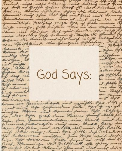 Cover image for God Says Journal (Medium)