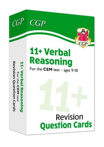 Cover image for 11+ CEM Revision Question Cards: Verbal Reasoning - Ages 9-10