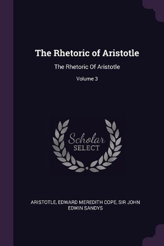 Cover image for The Rhetoric of Aristotle