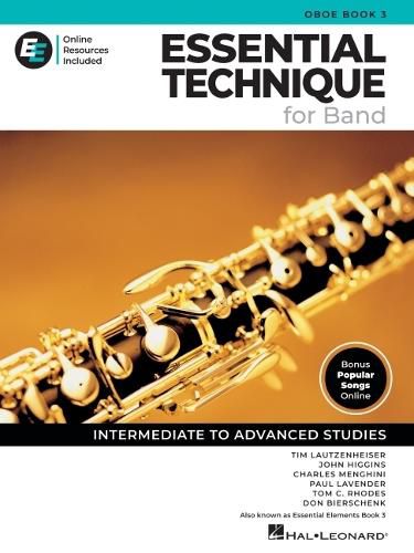 Cover image for Essential Elements for Band - Oboe Book 3 with Eei