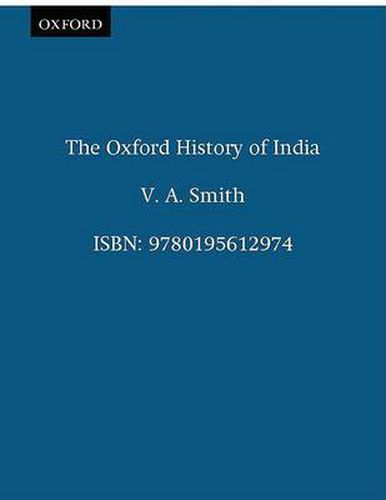 Cover image for The Oxford History of India