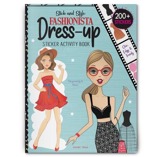 Cover image for Stick and Style - Fashionista Dress-Up (Sticker Activity Book)