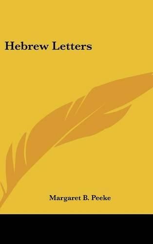 Cover image for Hebrew Letters