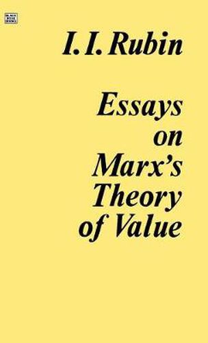 Cover image for Essays on Marx's Theory of Value