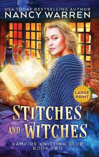 Cover image for Stitches and Witches (Large Print)