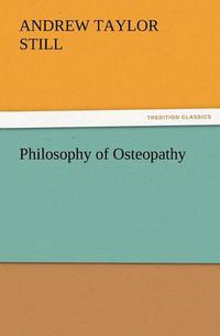 Cover image for Philosophy of Osteopathy