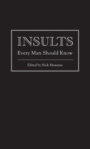 Cover image for Insults Every Man Should Know