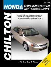 Cover image for Honda Accord/Crosstour (Chilton): 2003-14