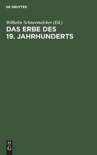 Cover image for Das Erbe des 19. Jahrhunderts