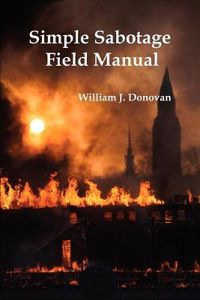 Cover image for Simple Sabotage Field Manual