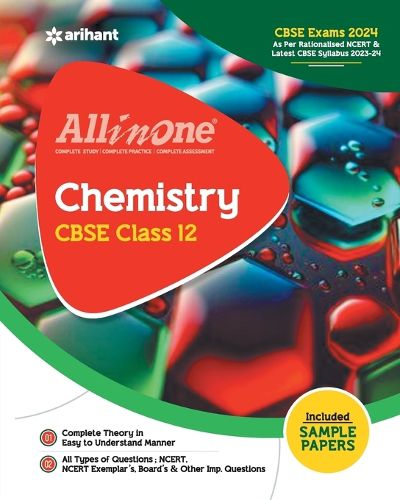 Cover image for All In One Class 12th Chemistry for CBSE Exam 2024